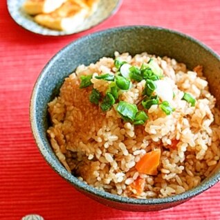 ツナとえのきの炊き込みご飯☆柚子胡椒風味